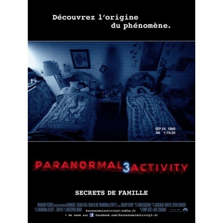 PARANORMAL ACTIVITY 3 DVD
