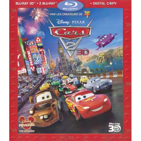 CARS 2 3D BLURAY