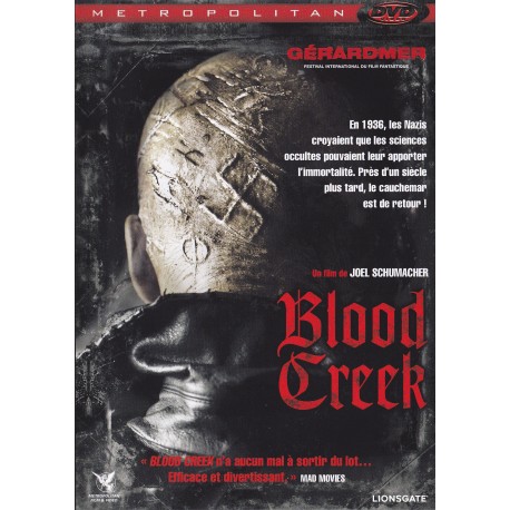 BLOOD CREEK DVD