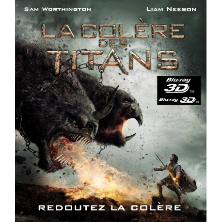 LA COLERE DES TITANS 3D BLURAY