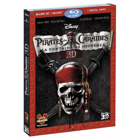 PIRATES DES CARAIBES 4 3D BLURAY