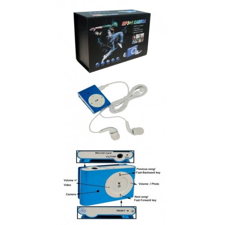 CAMERA ESPION + BALADEUR MP3
