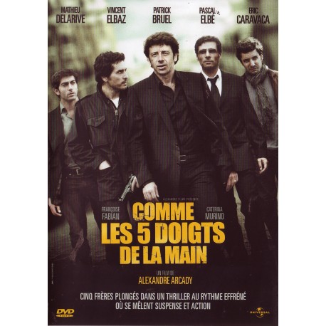 COMME LES 5 DOIGTS DE LA MAIN DVD