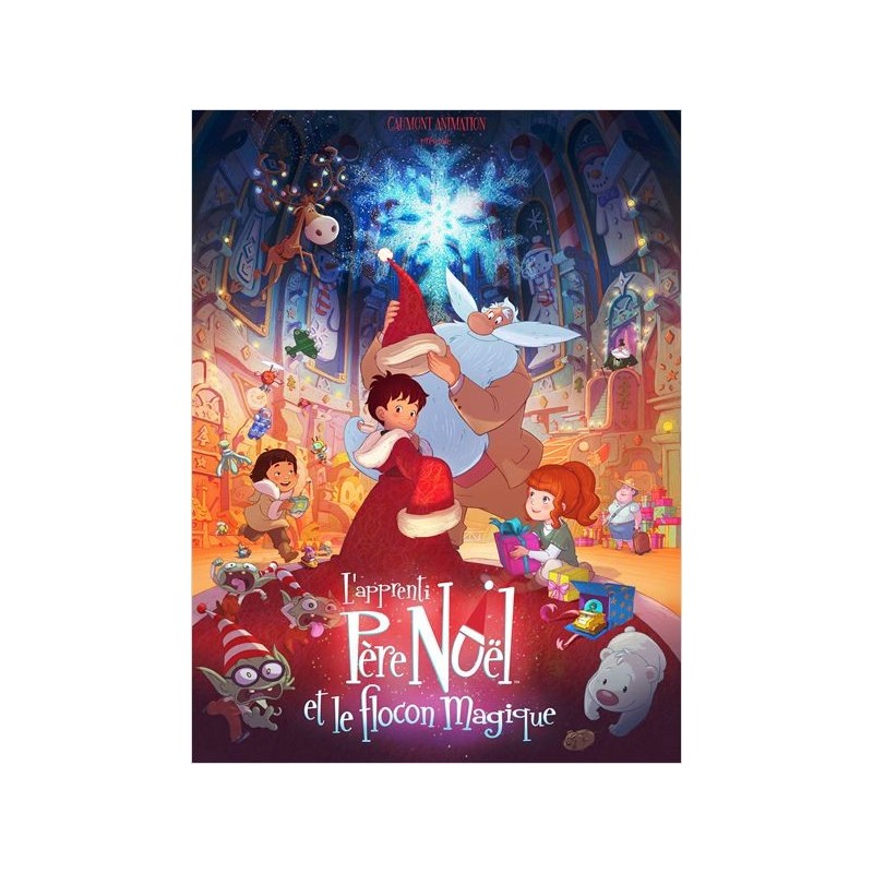 L'APRENTI PERE NOEL ET LE FLOCON MAGIQUE.   DVD 