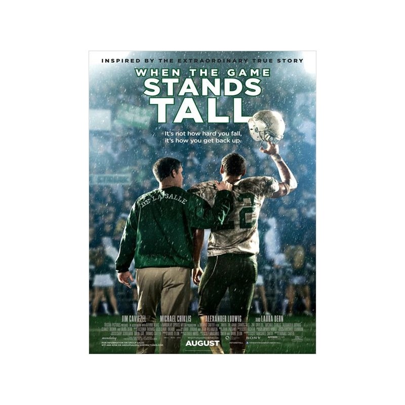 WHEN THE GAME STANDS TALL.   BR