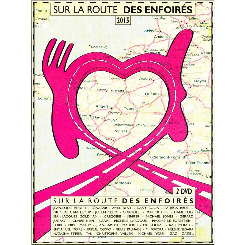 SUR LA ROUTE DES ENFOIRES. DVD
