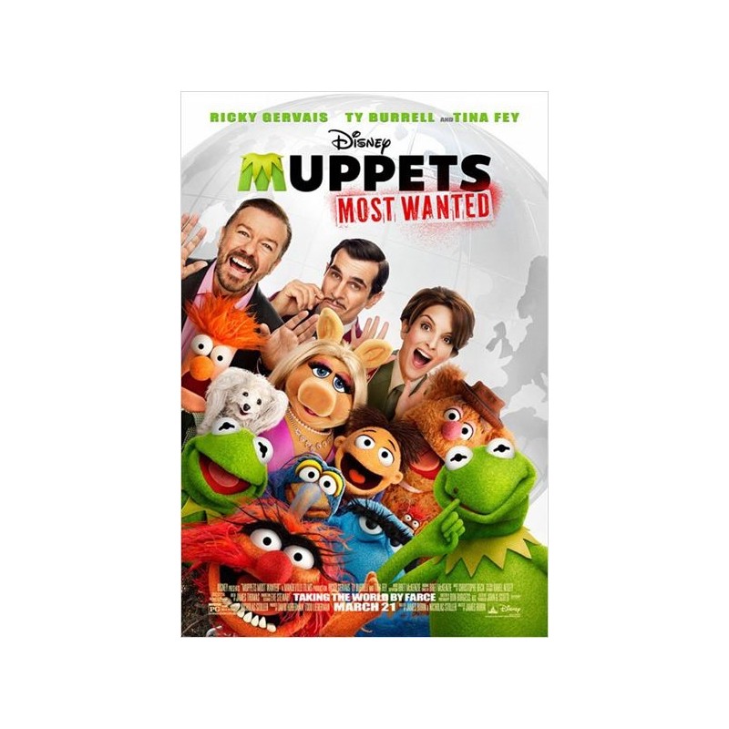 MUPPETS MOST WANTED. DVD