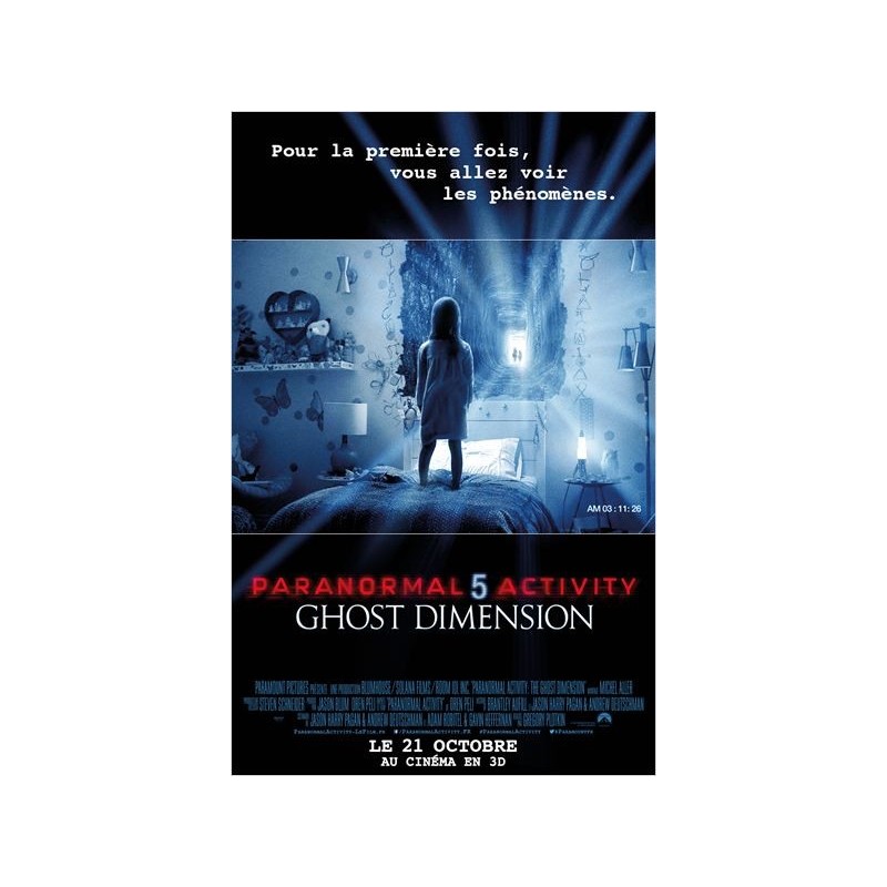 PARANORMAL ACTIVITY 5 Ghost Dimension. NEWS