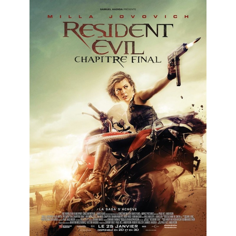 RESIDENT EVIL : CHAPITRE FINAL. NEWS