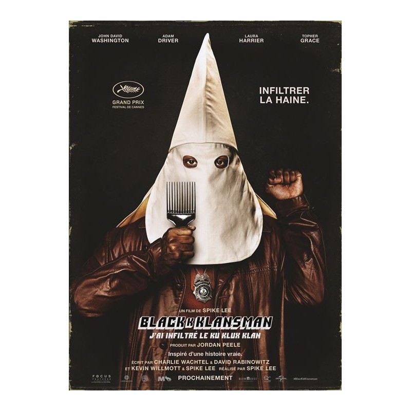 BLACKKKLANSMAN - J'AI INFILTRÉ LE KU KLUX KLAN. DVD