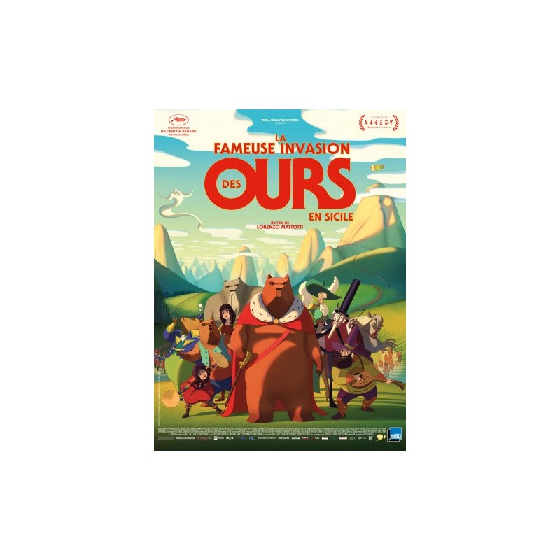 LA FAMEUSE INVASION DES OURS EN SICILE. DVD