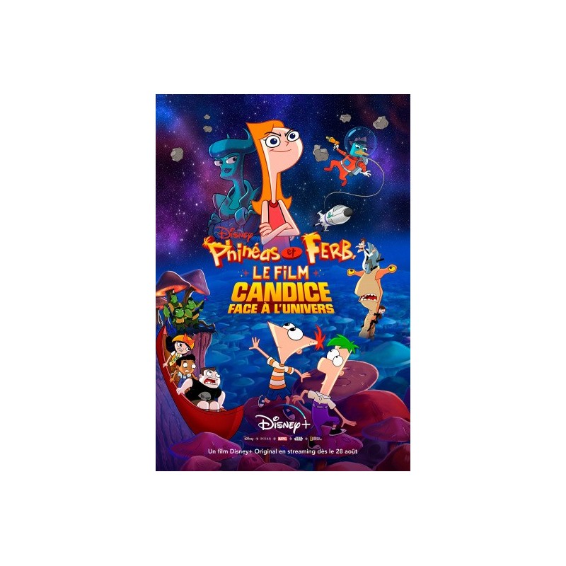 PHINEAS ET FERB, LE FILM : CANDICE FACE À L'UNIVERS. DVD
