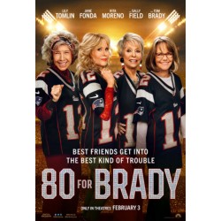 80 FOR BRADY.   DVD